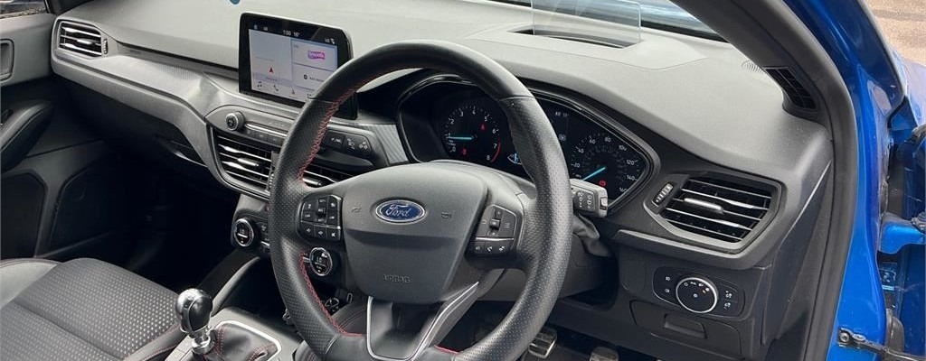 Ford Focus 1.0 Ecoboost 125 St-line X Nav Carplay YM19UOO Blue #6