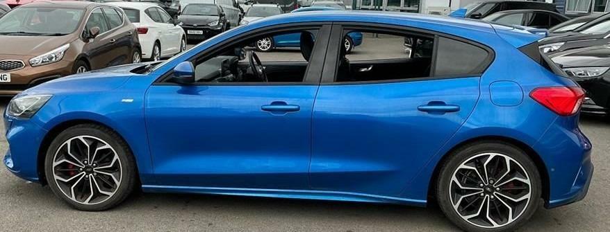 Ford Focus 1.0 Ecoboost 125 St-line X Nav Carplay YM19UOO Blue #4