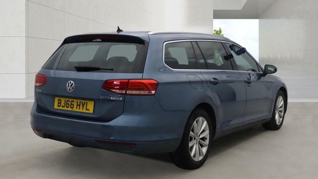 Volkswagen Passat 2.0 Tdi Se Business Nav 10 Services Ule BJ66HYL Blue #5
