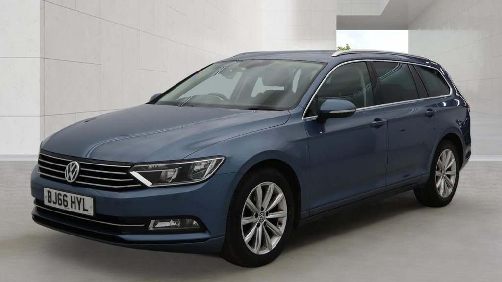 Volkswagen Passat 2.0 Tdi Se Business Nav 10 Services Ule BJ66HYL Blue #4