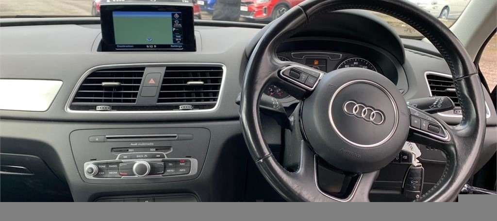 Audi Q3 2.0 Tdi Se Tech Pack Nav 35 Tax 62 Mp CV66BHZ Black #3