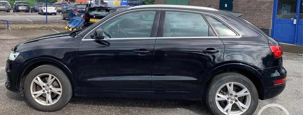 Audi Q3 2.0 Tdi Se Tech Pack Nav 35 Tax 62 Mp CV66BHZ Black #5