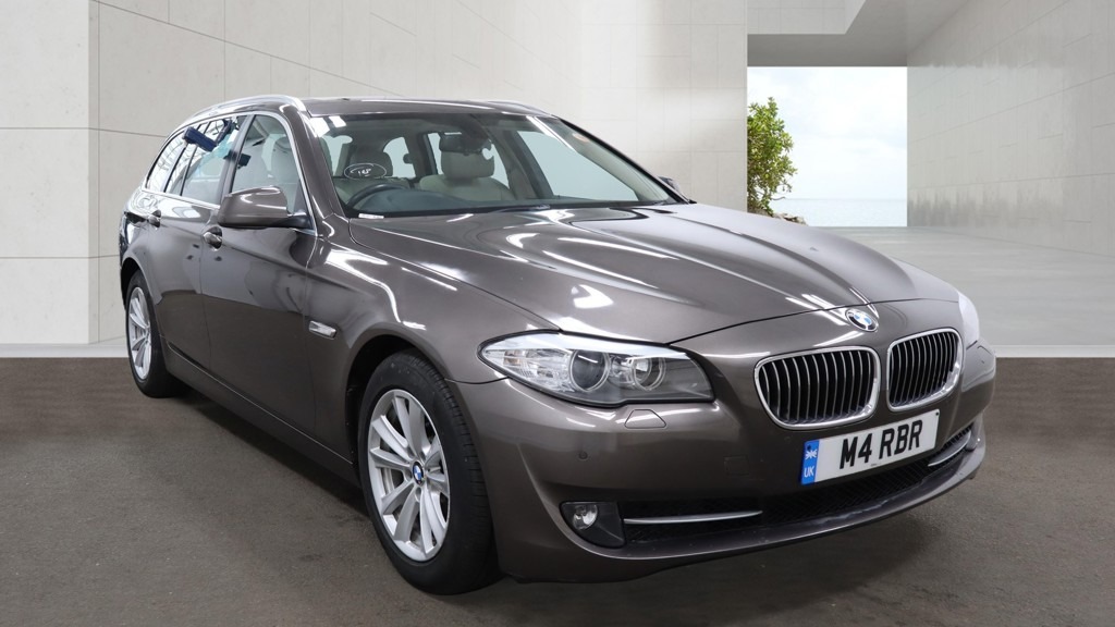 BMW 5 Series 520D Se Step Pro Media Nav Leather Brown