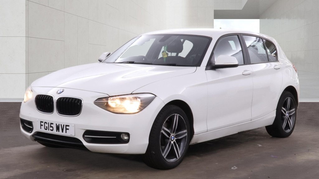 BMW 1 Series 116D Sport 1 Owner 35 Tax 65 Mpg FG15WVF White #3
