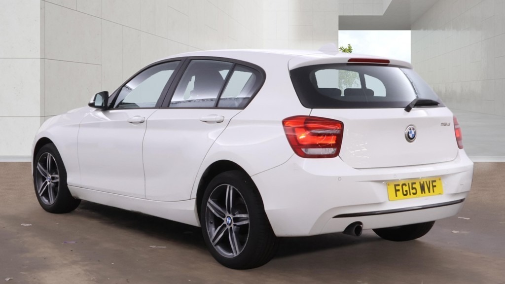 BMW 1 Series 116D Sport 1 Owner 35 Tax 65 Mpg FG15WVF White #2