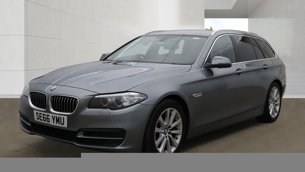 BMW 5 Series 520D 190 Se Step Pro Media Leather Grey #4