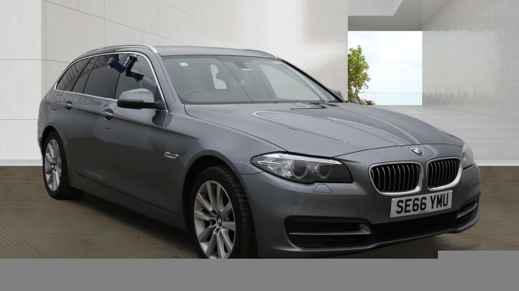 BMW 5 Series 520D 190 Se Step Pro Media Leather Grey
