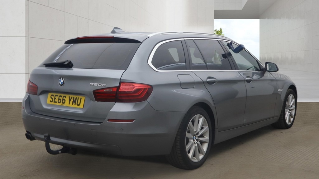 BMW 5 Series 520D 190 Se Step Pro Media Leather Grey #5