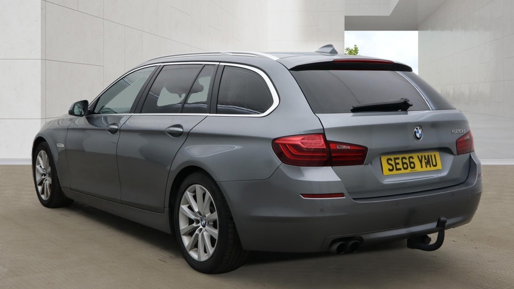 BMW 5 Series 520D 190 Se Step Pro Media Leather Grey #2