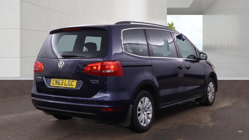 Volkswagen Sharan 2.0 Tdi Cr Bmt 140 Se Dsg 7 Seats Dab Blue #4