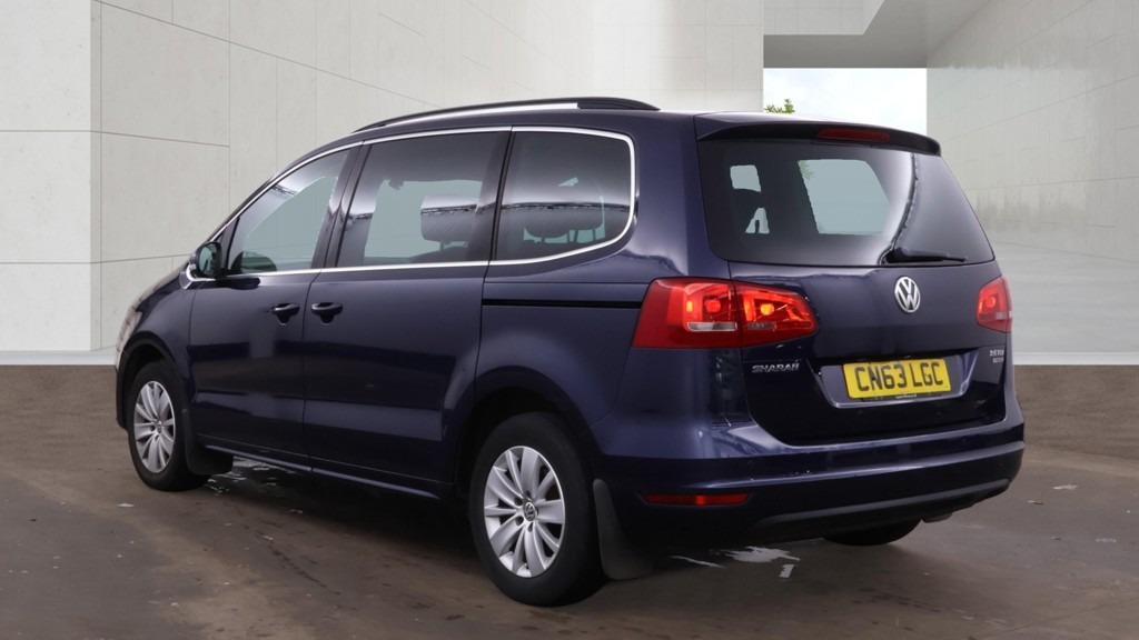 Volkswagen Sharan 2.0 Tdi Cr Bmt 140 Se Dsg 7 Seats Dab Blue #2
