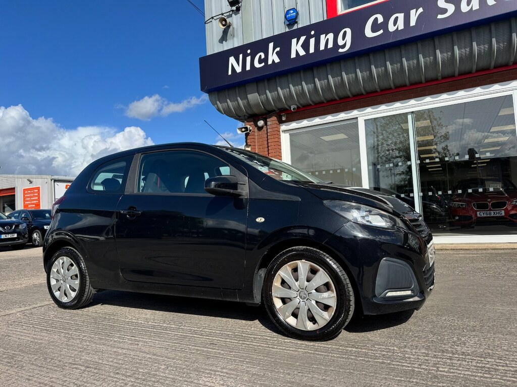 Peugeot 108 1.0 Active 20 Tax 68 Mpg Ulez 10 Serv Black