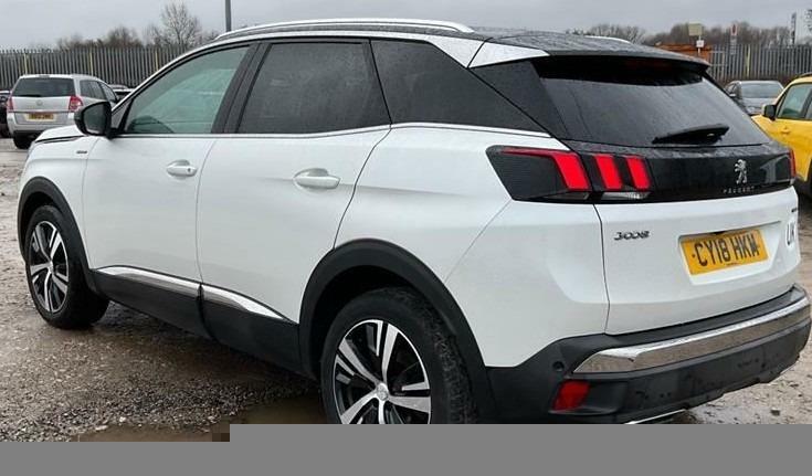 Peugeot 3008 1.5 Bluehdi Gt Line Nav Camera Ulez 7 CY18HKM White #2