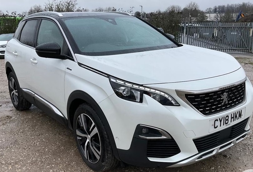 Peugeot 3008 1.5 Bluehdi Gt Line Nav Camera Ulez 7 White