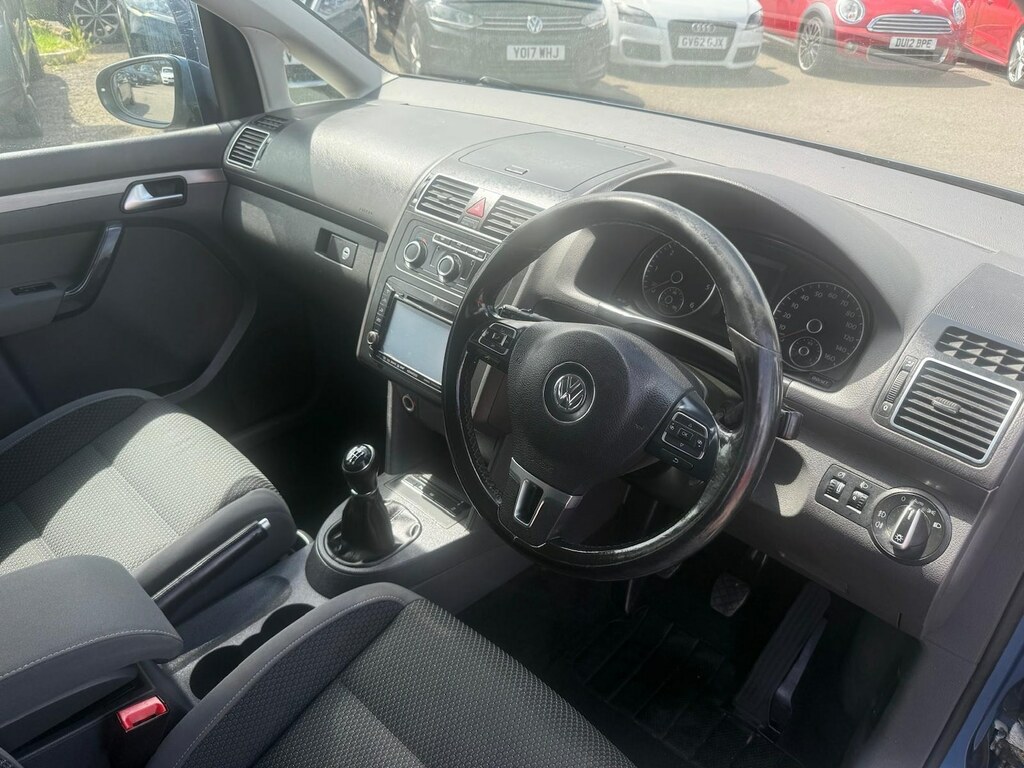 Volkswagen Touran 1.6 Tdi 105 Se Sat Nav 12 Months Mot 9 Blue #6