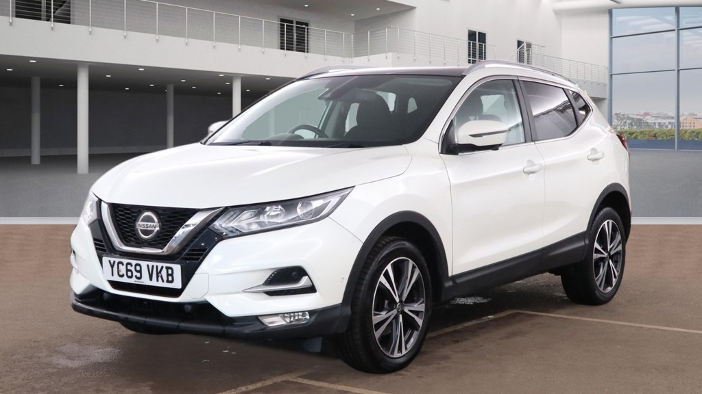 Nissan Qashqai 1.3 Dig-t N-connecta Panroof Nav Camera YC69VKB White #5