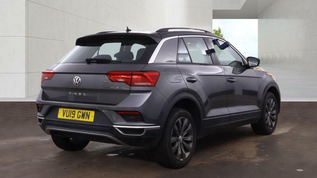 Volkswagen T-Roc 1.5 Tsi Evo Se Vw History Ulez Car Net Grey #4