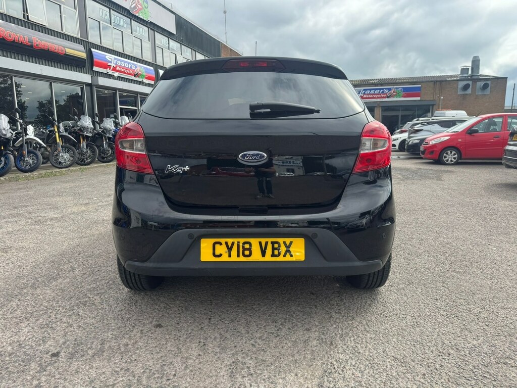 Ford KA+ 1.2 85 Zetec Black Edition Dab Ulez Low Black #4
