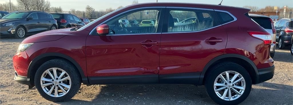 Nissan Qashqai 1.2 Dig-t Acenta Smart Vision Ulez Blue Red #3