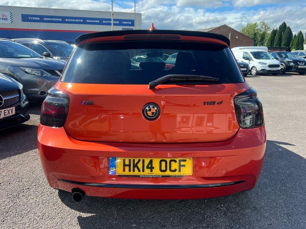 BMW 1 Series 118D Sport Black Pack 35 Tax 64 Mpg D Orange #5