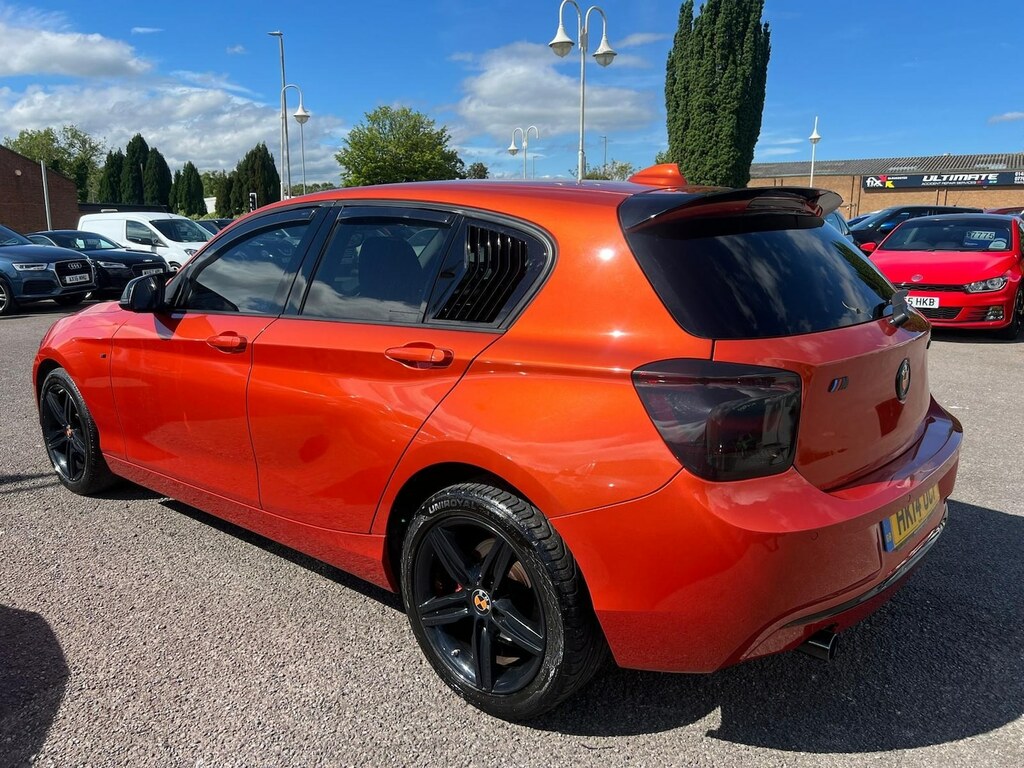 BMW 1 Series 118D Sport Black Pack 35 Tax 64 Mpg D Orange #2