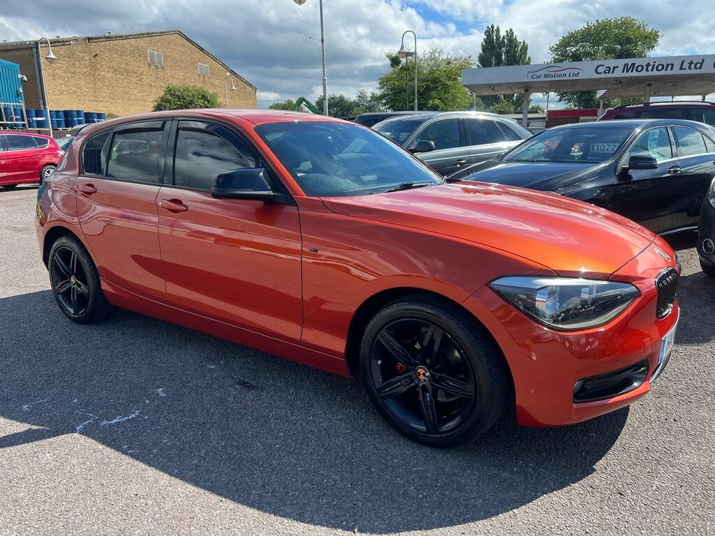 BMW 1 Series 118D Sport Black Pack 35 Tax 64 Mpg D Orange