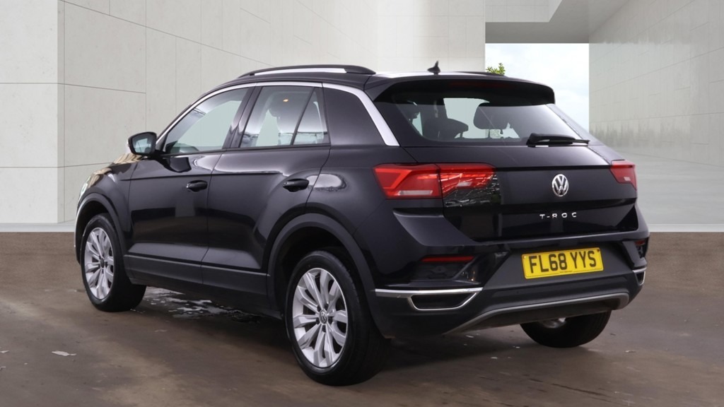 Volkswagen T-Roc 1.0 Tsi Se Car Net Apps Dab Bluetooth Black #2