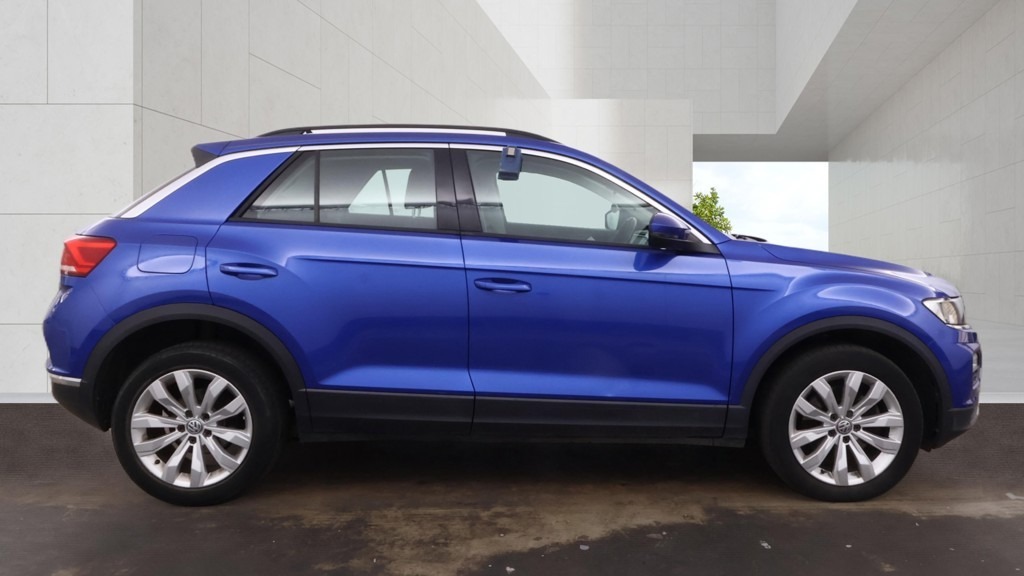 Volkswagen T-Roc 1.6 Tdi Se Car Net Apps Dab Ulez Blue Blue #5