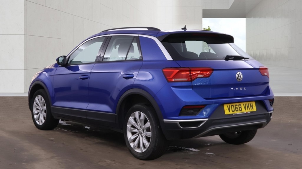 Volkswagen T-Roc 1.6 Tdi Se Car Net Apps Dab Ulez Blue Blue #2