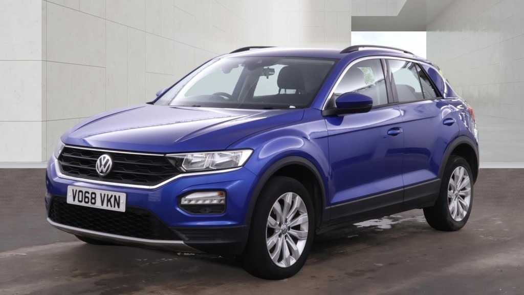 Volkswagen T-Roc 1.6 Tdi Se Car Net Apps Dab Ulez Blue Blue #3