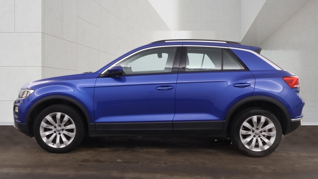 Volkswagen T-Roc 1.6 Tdi Se Car Net Apps Dab Ulez Blue Blue #6