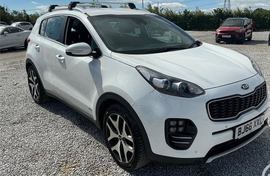Kia Sportage 2.0 Crdi Gt-line 4Wd Nav Leather Ulez White