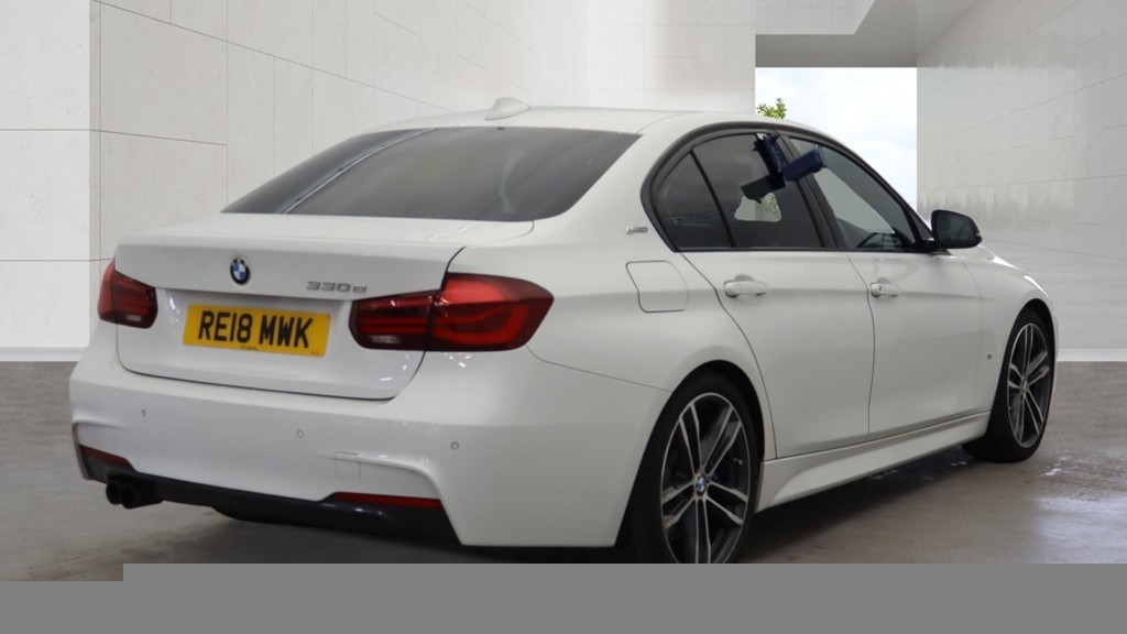 BMW 3 Series 330E M Sport Shadow Edition Step Nav White #5