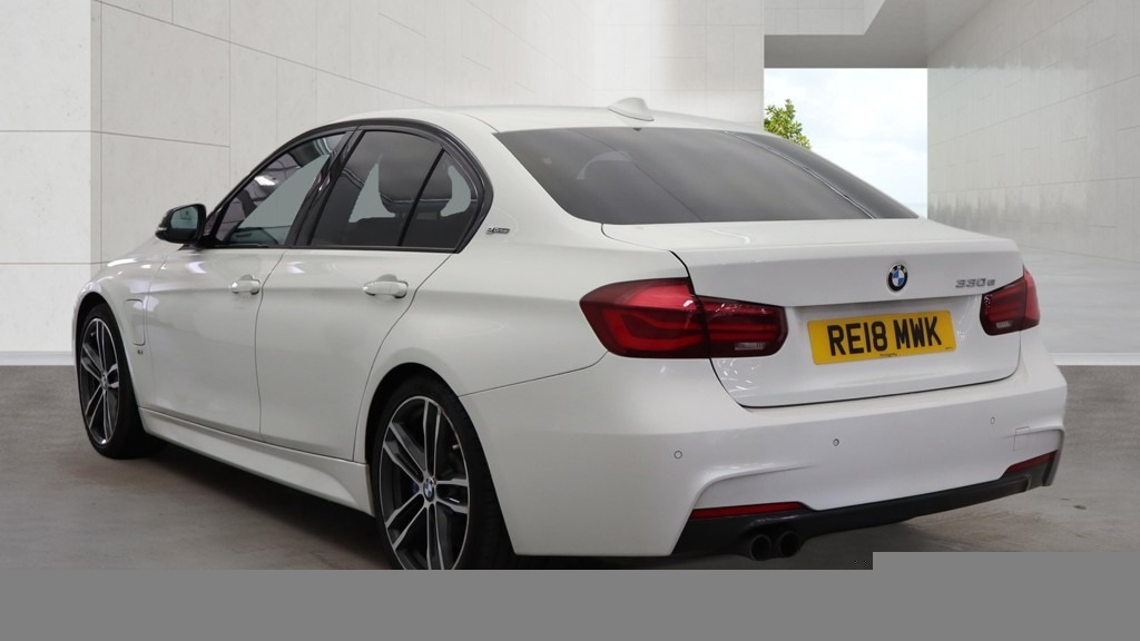 BMW 3 Series 330E M Sport Shadow Edition Step Nav White #2