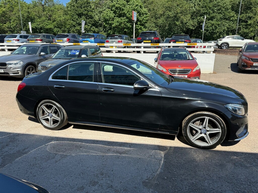 Mercedes-Benz C Class C220 Bluetec Amg Line Premium Black #4