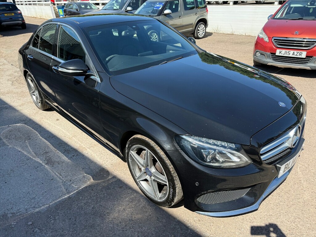 Mercedes-Benz C Class C220 Bluetec Amg Line Premium Black #3