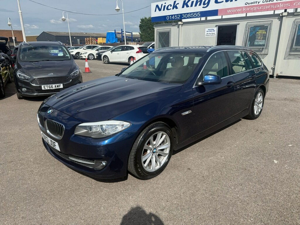 BMW 5 Series 520D Se Step Panroof Pro Media Lea Blue #3