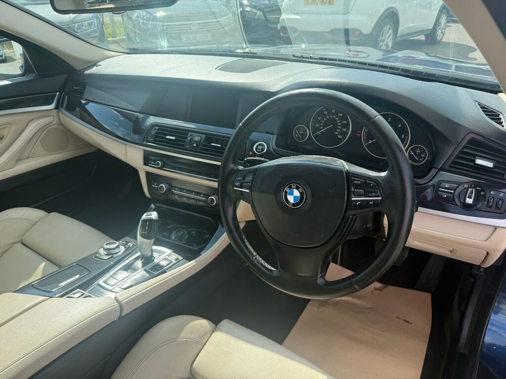 BMW 5 Series 520D Se Step Panroof Pro Media Lea Blue #6