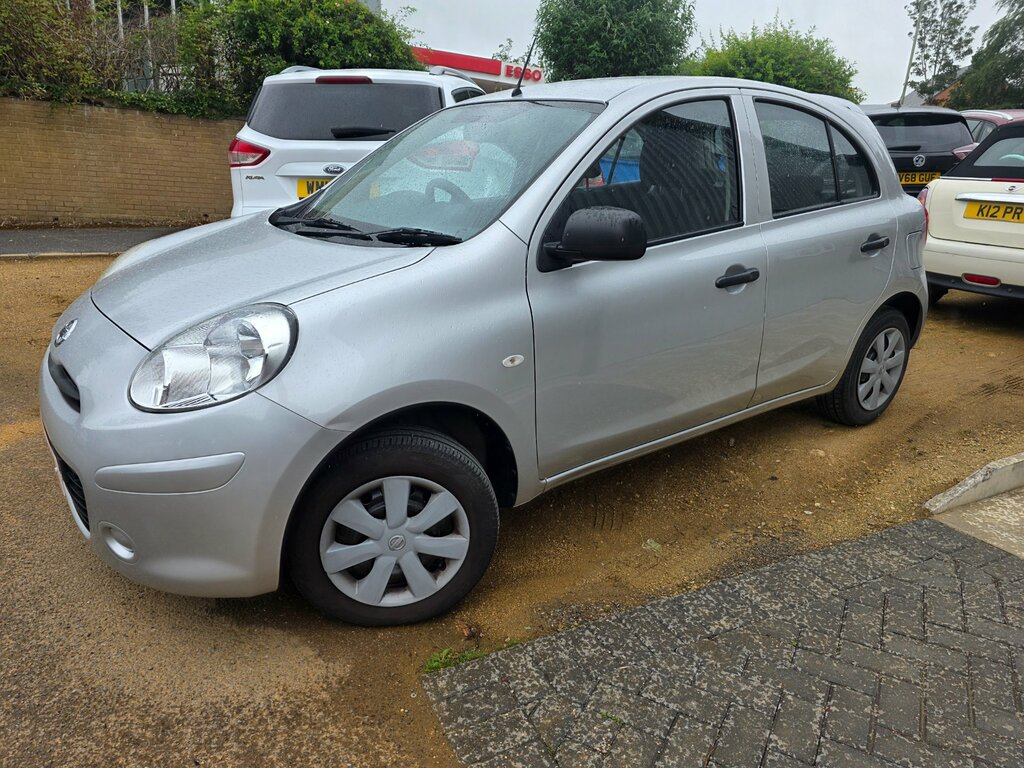 Nissan Micra 1.2 12V Visia Hatchback Euro 5 Silver #2