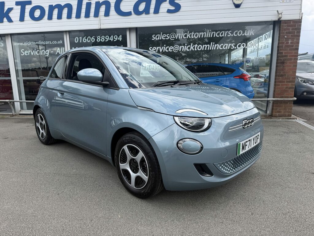 Fiat 500E Electric Blue #6
