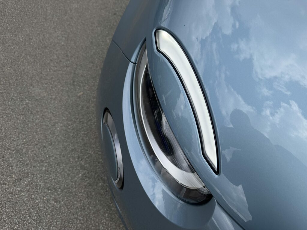 Fiat 500E Electric Blue #4