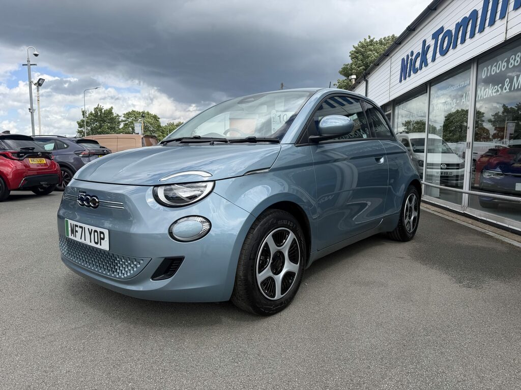 Fiat 500E Electric Blue #3