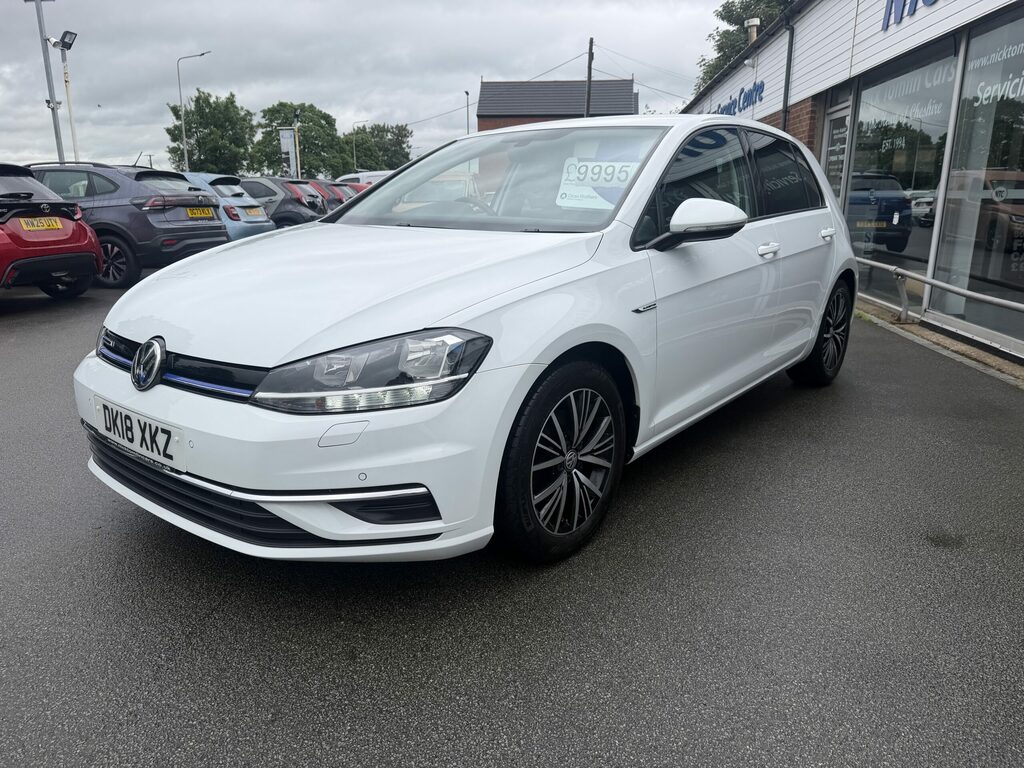 Volkswagen Golf Petrol DK18XKZ White #3