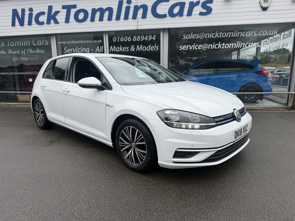 Volkswagen Golf Petrol DK18XKZ White #5