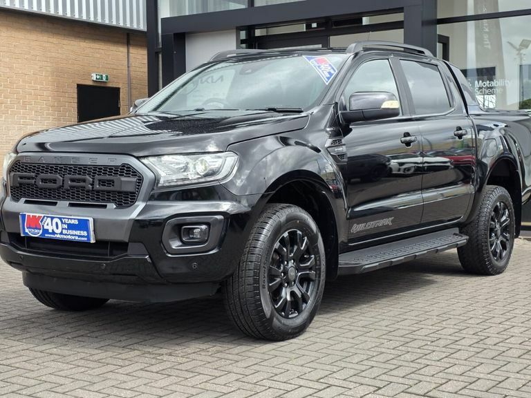 Ford Ranger Pick Up Double Cab Wildtrak 2.0 Ecoblue 213 AK69WBD Black #4