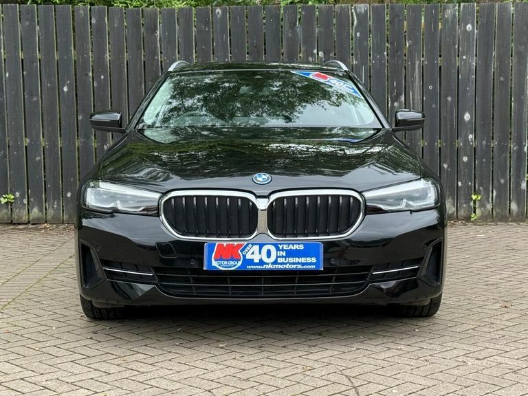 BMW 5 Series 530E Se Black #3