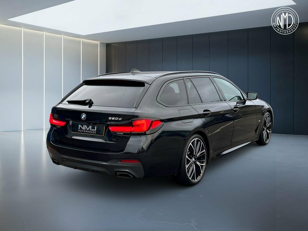 BMW 5 Series 2023 2.0 520D Mht M Sport Touring Hybri YL23KXP Black #5