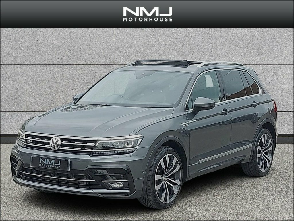 Volkswagen Tiguan 2020 2.0 Tdi R-line Tech Dsg 4Motion Euro 6 Ss FE20UTM Grey #3