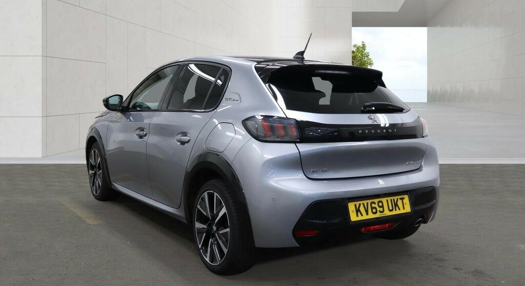 Peugeot 208 1.2 Puretech Gt Line Euro 6 Ss KV69UKT Grey #5