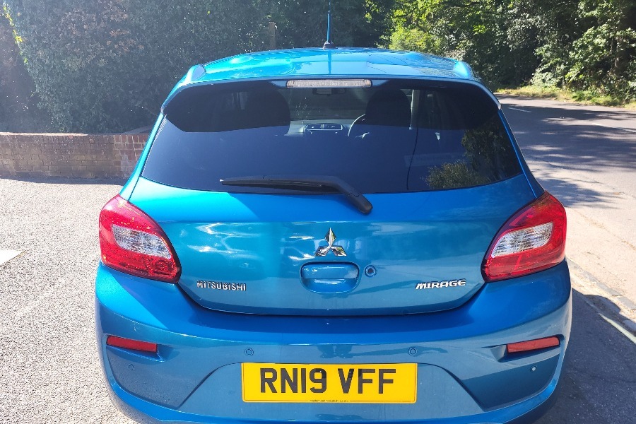 Mitsubishi Mirage Hatchback 1.2 4 Hatchback Cvt Euro Blue #4